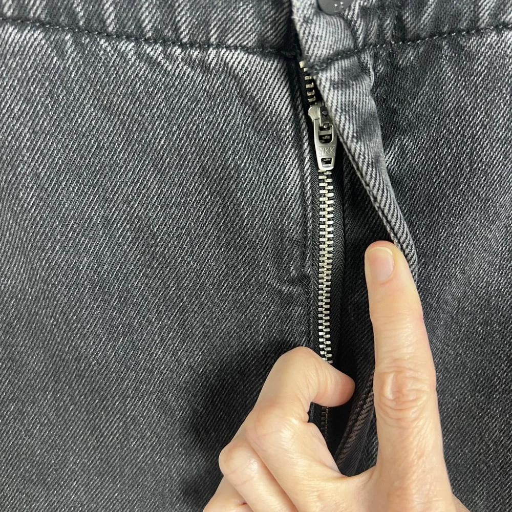 NEW Pistola Size 25 Lottie High Rise Relaxed‎ Bowed Barrel Jeans In Zen